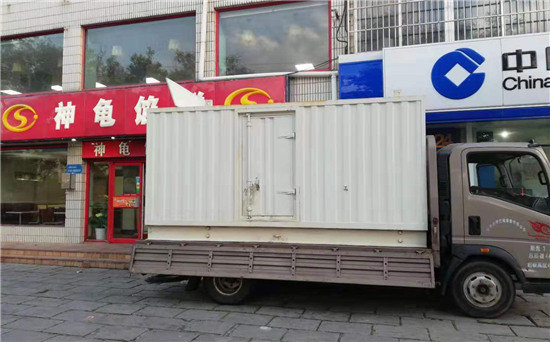 七里河出租发电机施工案例